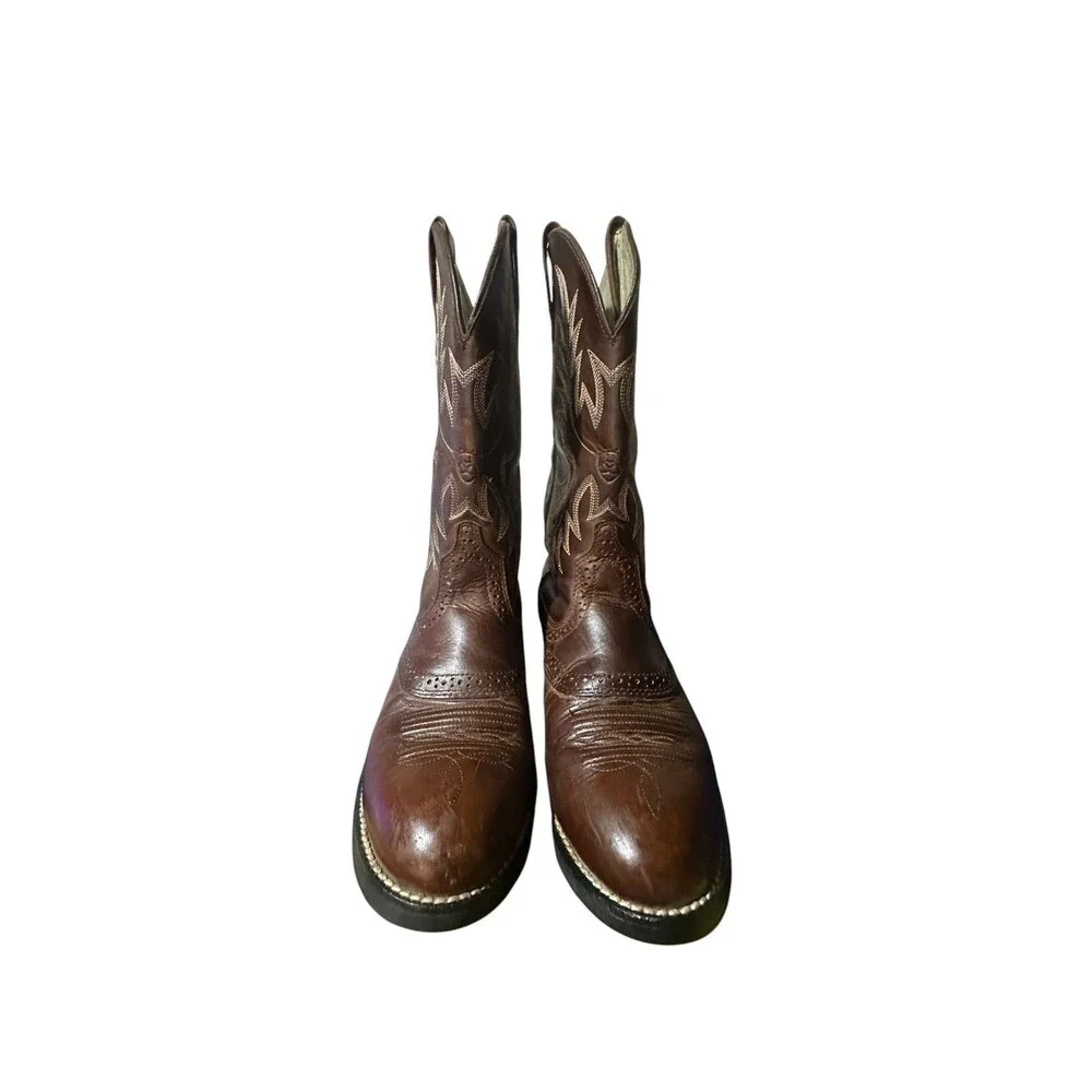 Ariat Heritage Stockman Women's 6.5B Western Cowboy Boots Driftwood Brown 29427